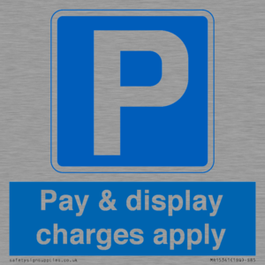 Pay & display charges apply